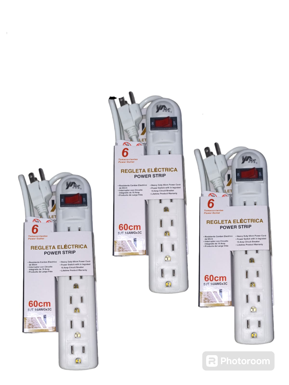 REGLETA ELECTRICA X 6 ZJ-2ZB 60CM/1E-D-C012AH