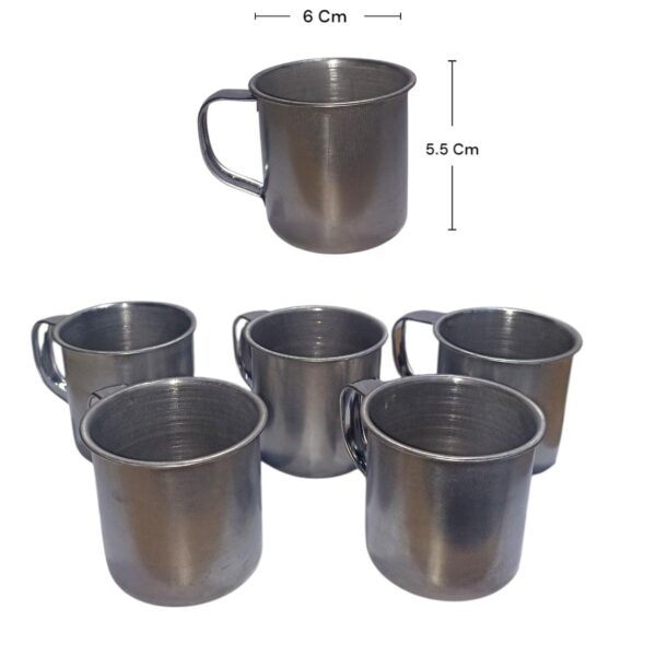 POCILLO ACERO EN0507 5.8*5.6 CM PEQUEÑO