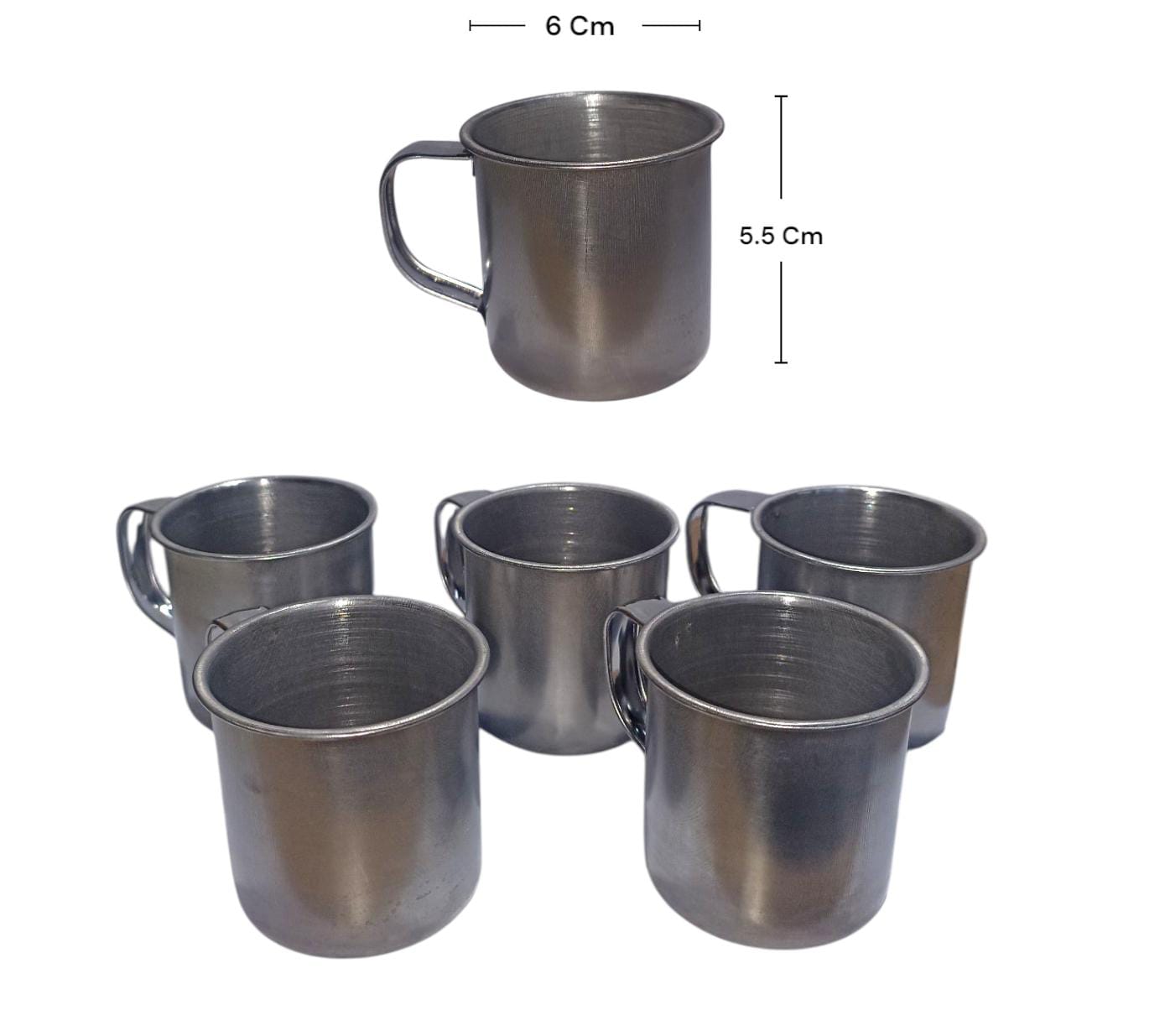 POCILLO ACERO EN0507 5.8*5.6 CM PEQUEÑO