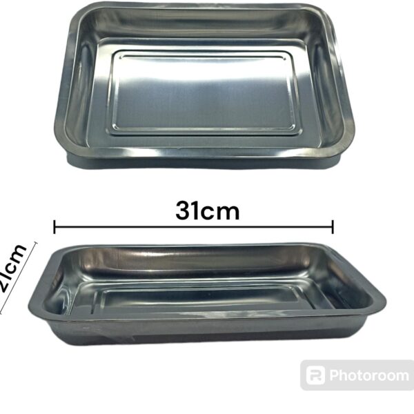 BANDEJA METALICA 21 X 31 CM EN1526