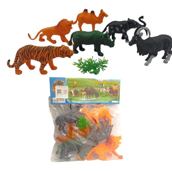 06-5/GA05712 SET DE ANIMALES SELVA  X   6PCS