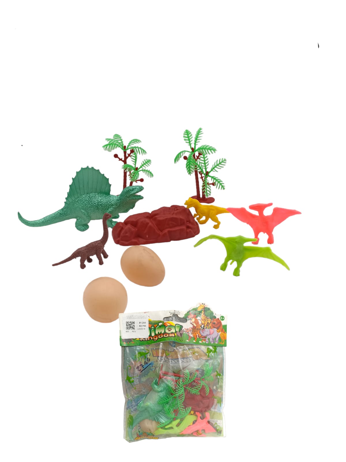 A-036/GE003985 JUGUETE SET DINOSAURIO EN BOLSA