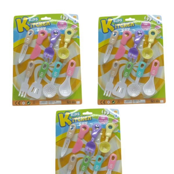 EN02068/8817 JUEGO DE COCINA 19.5 * 26.5 * 2 CM, CON 2 CUCHARAS RANURA