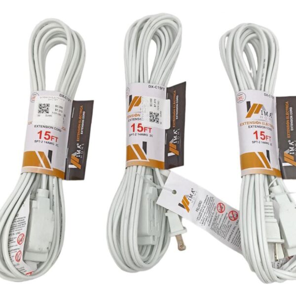 EXTENSION ELECTRICA 14AWG 15FT/1E-DX-C15FTAH