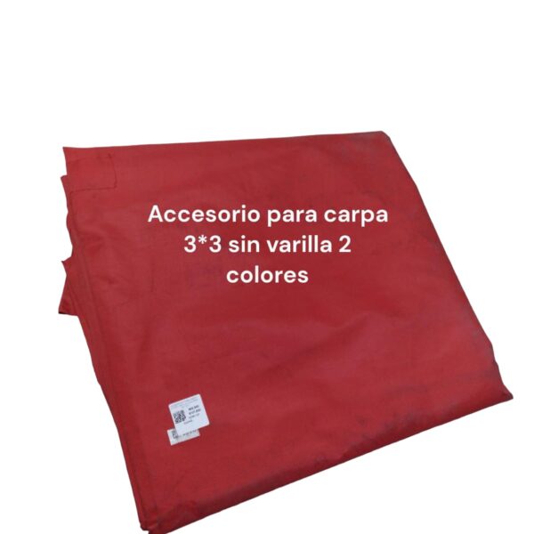 EN 1313 ACCESORIOS PARA CARPA 3*3 SIN VARILLA 2 COLORES