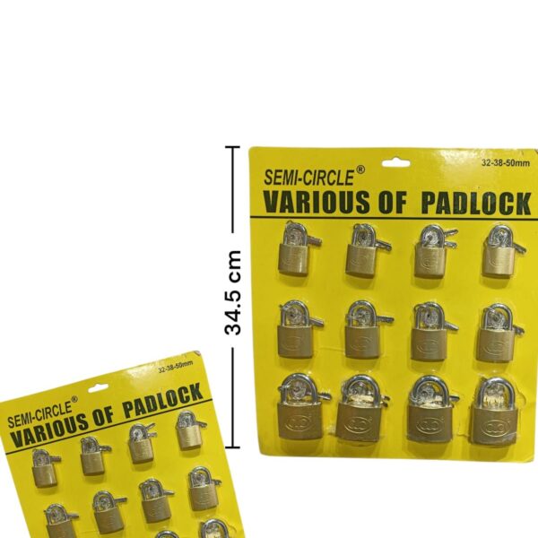 SET DE CANDADODE 32 - 38 - 50 MM EN1393
