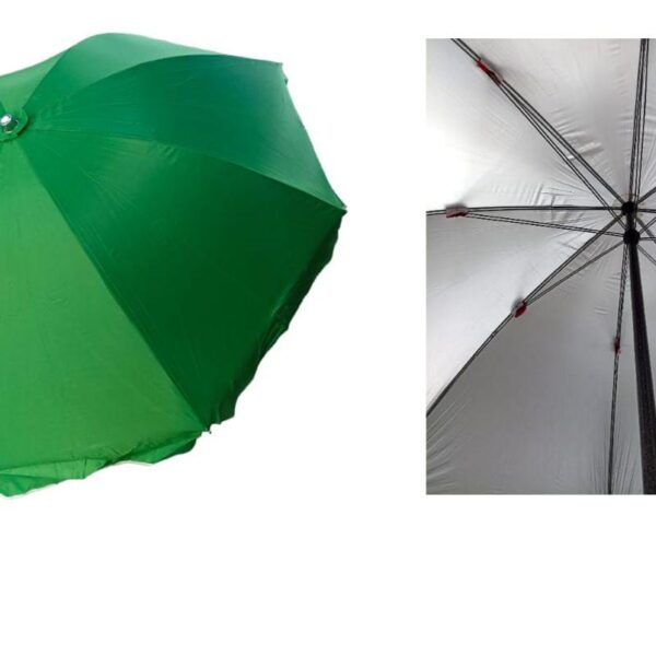 EN1497 PARASOL REDONDO DOBLE TELA DOBLE VARILLA 48"