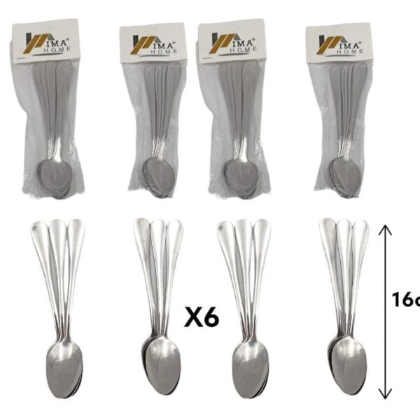 EN1331 CUCHARA POSTRE BANQUETE X 6PCS