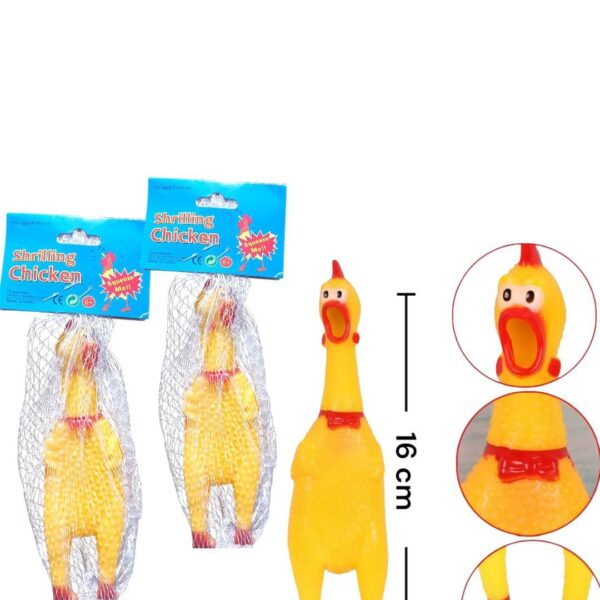 EN0128 JUGUETE GALLINA PARA MASCOTAS
