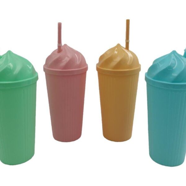 EN0871 VASO PLASTICO CON PITILLO