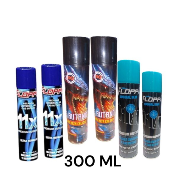 REPUESTO GAS FL-RG11/RG-01 X 300ML X48PZAS