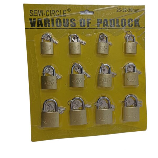 SET DE CANDADOS  DE 25 - 32 - 38 MM EN1392