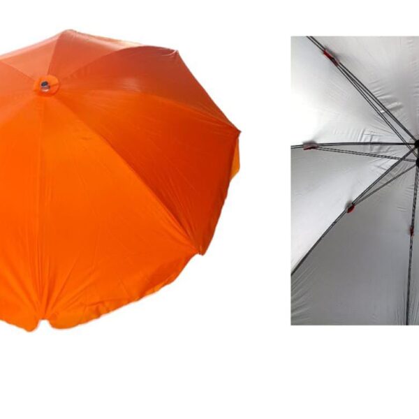 EN1498 PARASOL REDONDO DOBLE TELA DOBLE VARILLA 54"