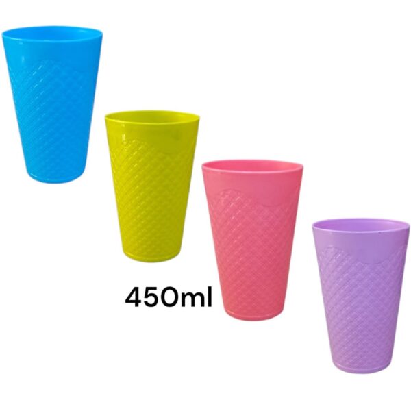EN0257 VASO PLASTICO 450 ML