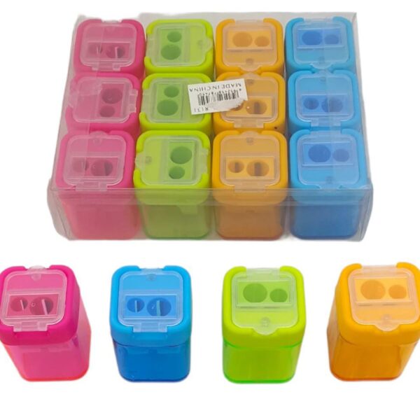 EN1469/8131 SACAPUNTAS 12 PCS /PVC