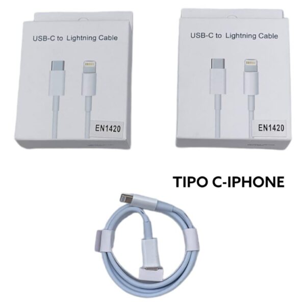 CABLE CARGADOR TIPO C-IPHONE EN1420