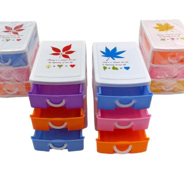 EN1285/1005 CAJONERA COLORES SURTIDOS 3 PCS