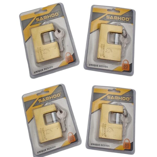 CANDADO METALICO ANTICIZALLA DE  80 MM EN1390